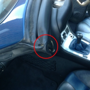 BMW Z3 A Pillar leak location