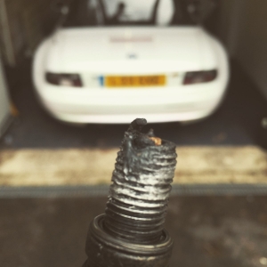 Melted Spark Plug