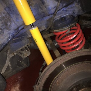 Koni shocks and H&R springs all round