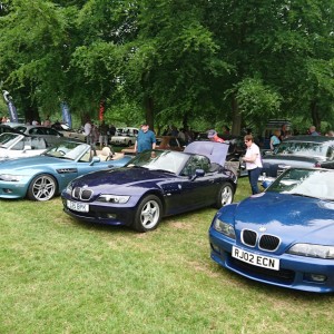 Parked up in a row