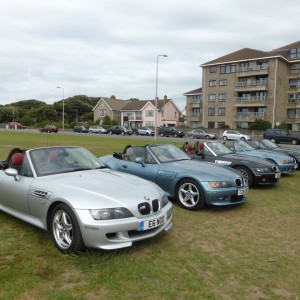 BM's On the Lawn. Weston Super Mare 10th July 2016