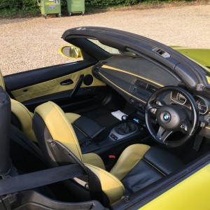 BMW Z4 Yellow Black Sport interior fitted #1