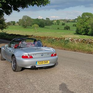 Topless for the day near matlock bath.