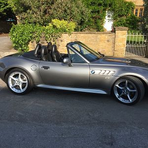 BMW Z3 2002 face lift end of line wide body with 18” alloys