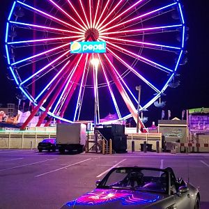 Claire's midnight visit to OCMD Inlet