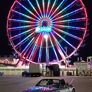 Claire's midnight visit to OCMD Inlet