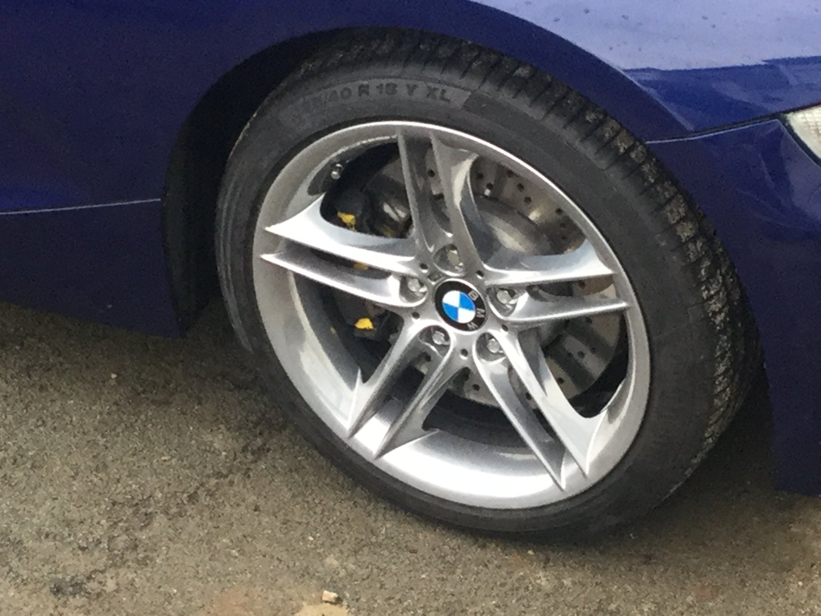 Original alloys refurbed, and csl s with summer tyres off for the winter