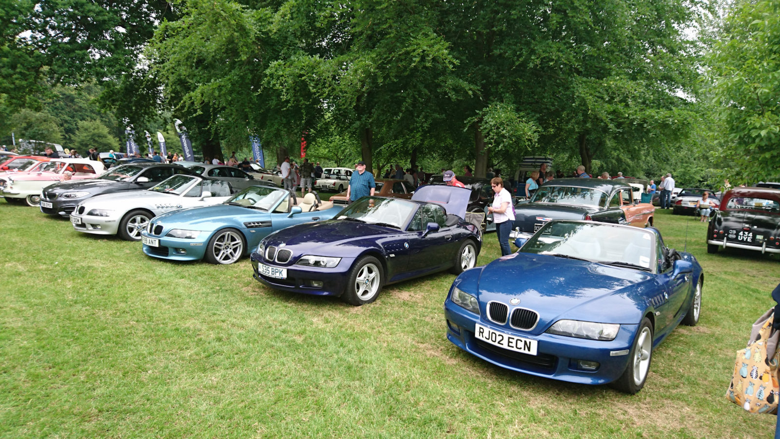 Parked up in a row