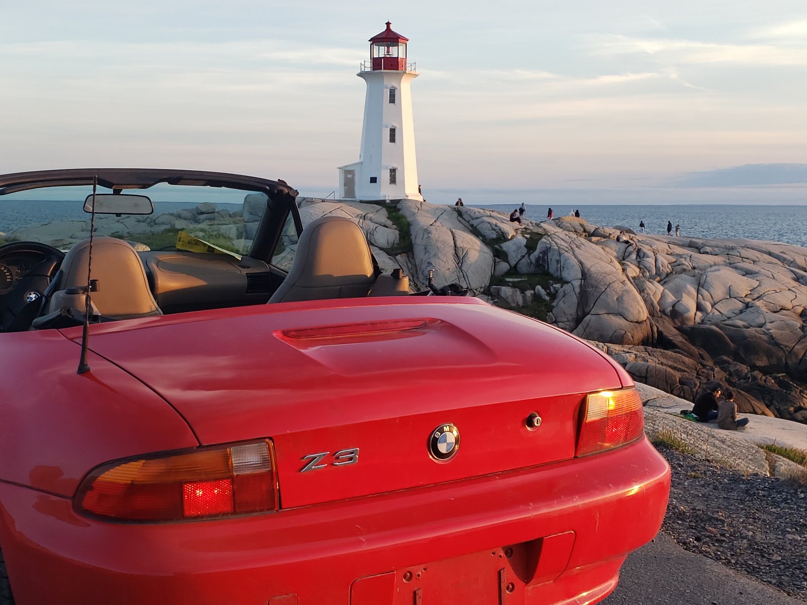 Peggy's Cove Lighthouse at sunset