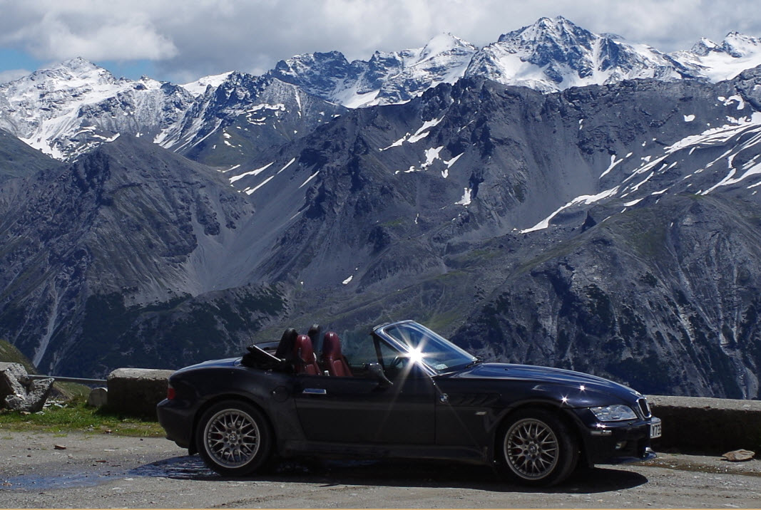 Zed on the Stelvio